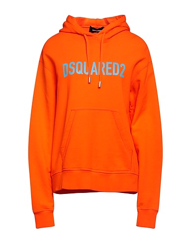 DSQUARED2 Felpa Arancione 100% Cotone, Elastan