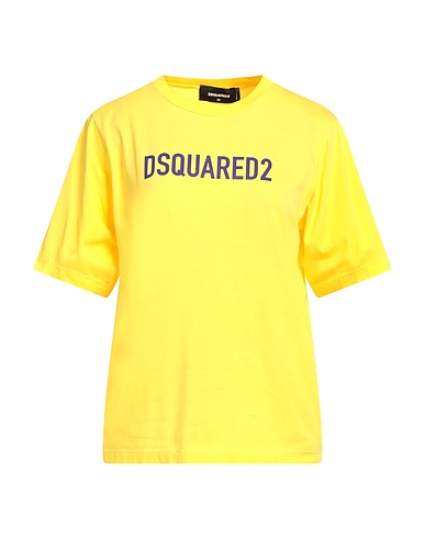 DSQUARED2 T-shirt Yellow 100% Cotton
