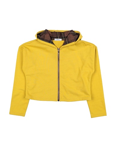 Y-CLÙ Hooded track jacket  Yellow 80% Cotton, 20% Polyester