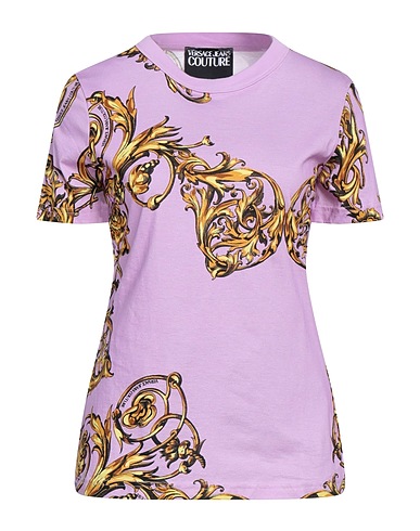 VERSACE JEANS COUTURE T-shirt Malva 100% Cotone