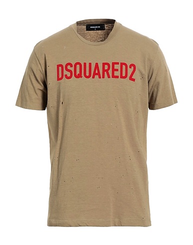 DSQUARED2 T-shirt Cammello 100% Cotone
