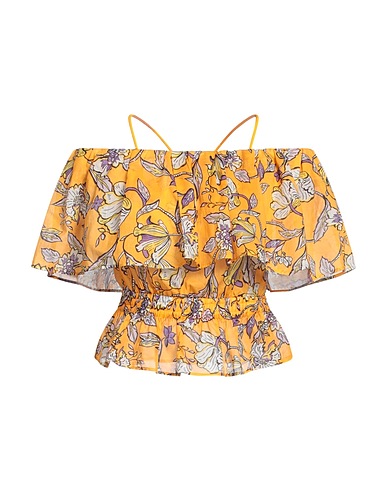 PATRIZIA PEPE Off-the-shoulder top Mandarin 100% Cotton