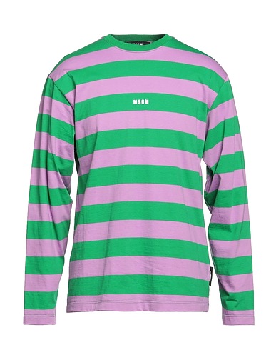 MSGM T-shirt Green 100% Cotton