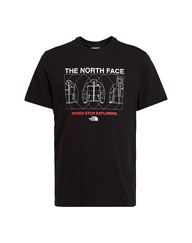 THE NORTH FACE T-shirt M COORDINATES TEE S/S 2
 Black 100% Cotton