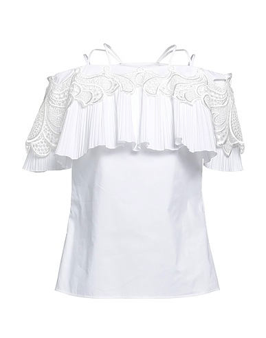 ALBERTA FERRETTI Top Bianco 65% Cotone, 35% Poliestere