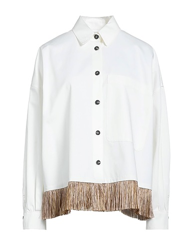 T_COAT Camicie Bianco 100% Cotone