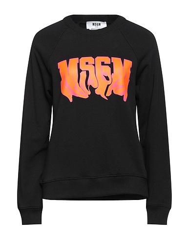 MSGM Sweat-shirt Noir 100% Coton