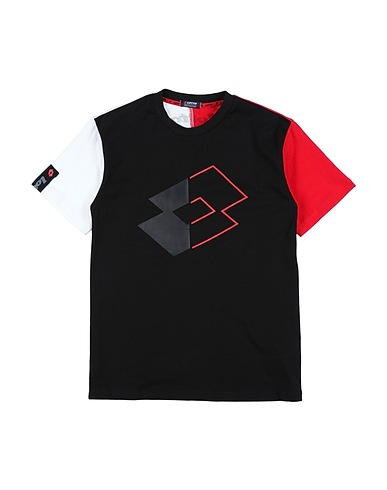 LOTTO T-shirt Black 100% Cotton
