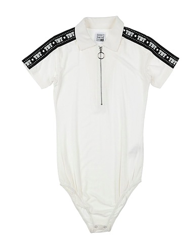 TO BE TOO Polo Bianco 93% Viscosa, 7% Fibre elastiche