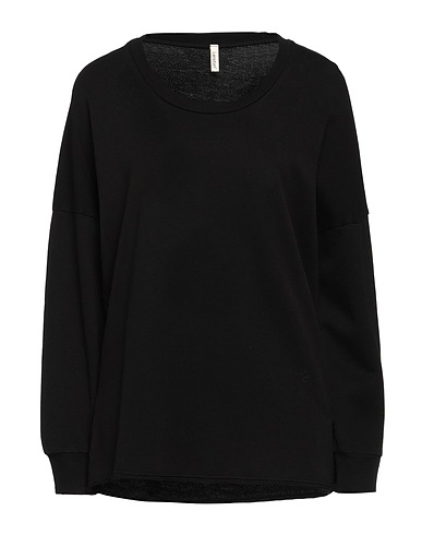 LANSTON Sweatshirt Black 50% Tencel™, 50% Cotton
