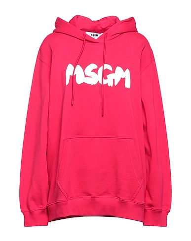 MSGM Hooded track jacket  Fuchsia 100% Cotton