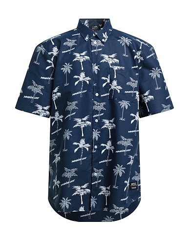 WESC Camicia fantasia Blu 100% Cotone