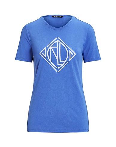 LAUREN RALPH LAUREN T-shirt Azure 60% Cotton, 40% Modal