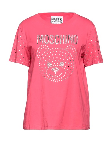 MOSCHINO T-shirt Fuchsia 100% Organic cotton