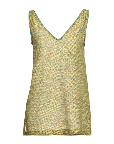 MALÌPARMI Top Yellow 70% Cotton, 30% Silk