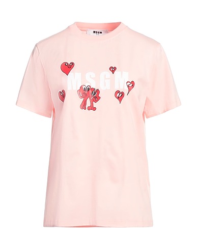 MSGM T-shirt Pink 100% Cotton