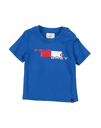 PEUTEREY T-shirt Blu china 100% Cotone
