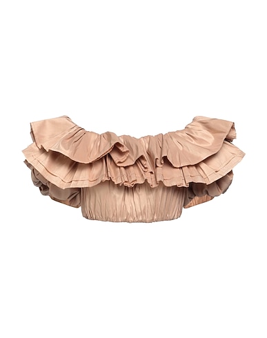 AJE. Top Light brown 80% Polyester, 20% Silk