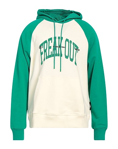MSGM Hooded track jacket  Emerald green 100% Cotton