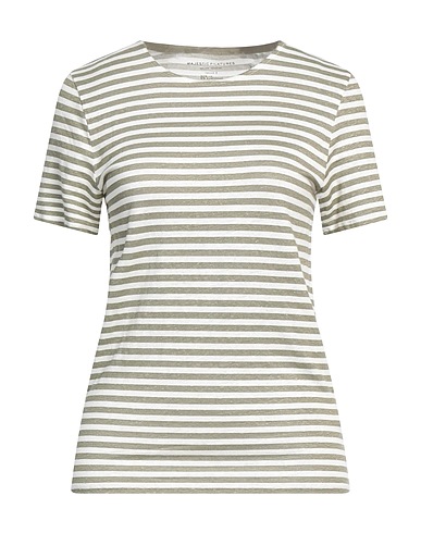 MAJESTIC FILATURES T-shirt Military green 94% Linen, 6% Elastane