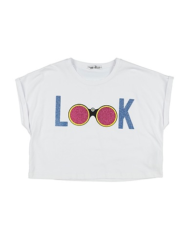 TO BE TOO T-shirt White 94% Cotton, 6% Elastane