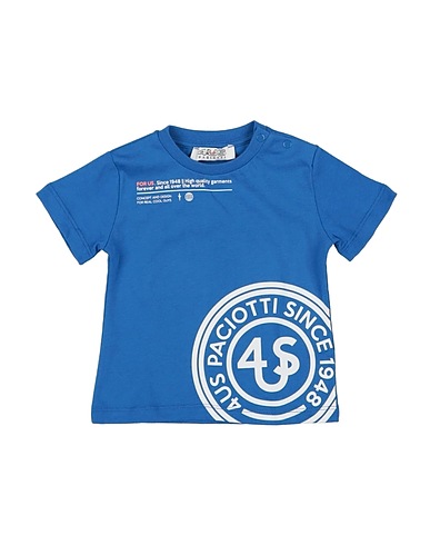 PACIOTTI 4US T-shirt Bright blue 100% Cotton