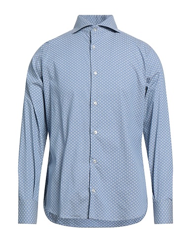 VIA DEI MILLE 1 Napoli Camicia fantasia Carta da zucchero 97% Cotone, 3% Elastan