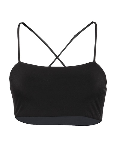 LANSTON Top Nero 94% Poliestere, 6% Elastan