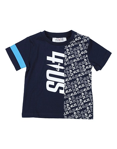 PACIOTTI 4US T-Shirt Nachtblau 100% Baumwolle