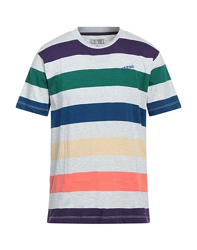 GUESS T-shirt Light grey 100% Cotton