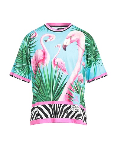 DOLCE&GABBANA T-shirt Turquoise 100% Cotton