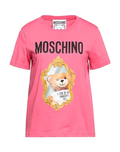 MOSCHINO T-shirt Fuchsia 100% Organic cotton