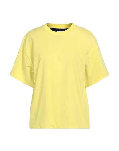 BOTTEGA VENETA Basic T-Shirt Yellow 100% Cotton