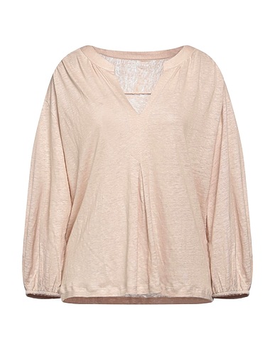 PUROTATTO Top Beige 100% Linen