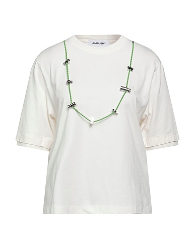 AMBUSH Oversize-T-Shirt White 100% Cotton, Polyester