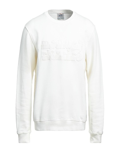 MANUEL RITZ Felpa Bianco 100% Cotone