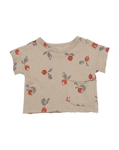 PLAY UP T-Shirt Khaki 70% Organische Baumwolle, 30% Leinen
