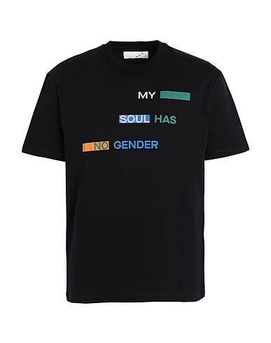 ANTI-DO-TO T-shirt Nero 100% Cotone