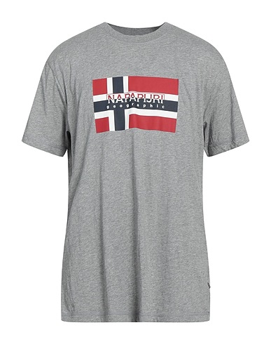 NAPAPIJRI Camiseta Gris 100% Algodón