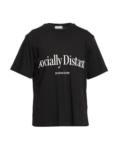 IH NOM UH NIT T-shirt Black 100% Cotton, Elastane