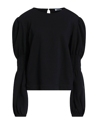 JIJIL Sweatshirt Black 88% Cotton, 12% Polyester