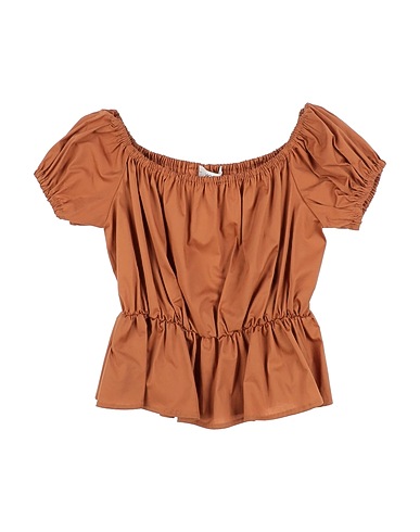 VICOLO Top Camel 97% Cotton, 3% Elastane