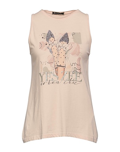 YES ZEE by ESSENZA T-shirt Beige 100% Cotton
