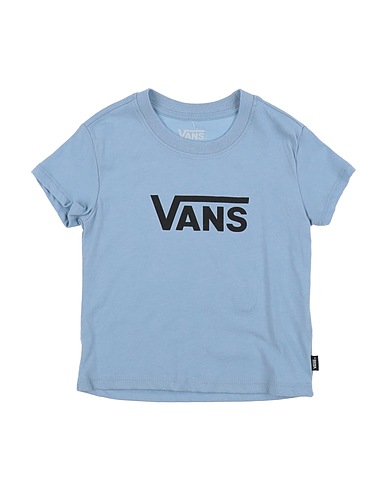 VANS T-shirt Pastel blue 100% Cotton
