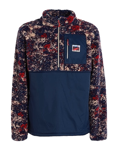 VANS Jacket VANS OUTDOOR CLUB Q-ZIP Midnight blue 100% Polyester