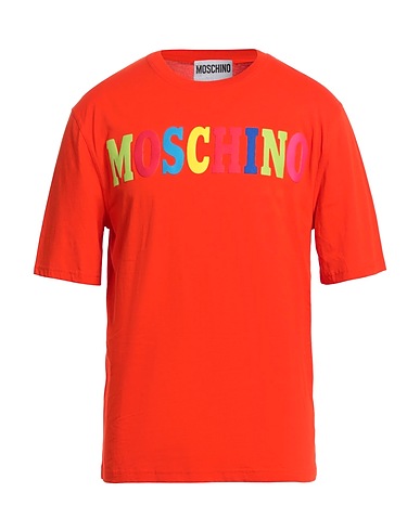 MOSCHINO T-shirt Orange 100% Organic cotton