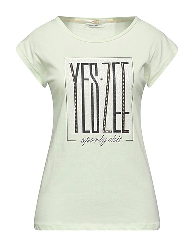 YES ZEE by ESSENZA T-shirt Verde chiaro 100% Cotone