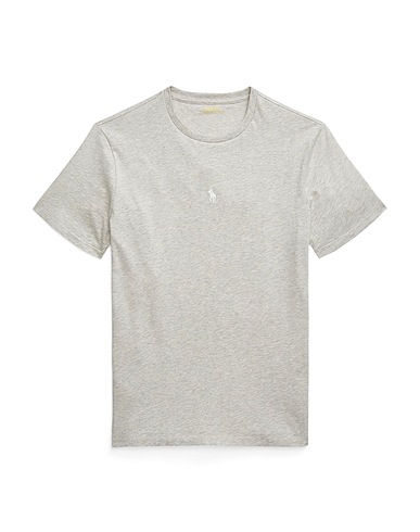 POLO RALPH LAUREN Basic T-Shirt Light grey 100% Cotton