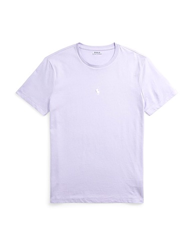 POLO RALPH LAUREN Basic T-shirt Lilac 100% Cotton