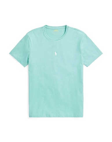 POLO RALPH LAUREN Basic T-shirt Light green 100% Cotton